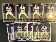 2026 Bowman Baseball Seong-Jun Kim 1st Chrome Paper Lot Texas Rangers