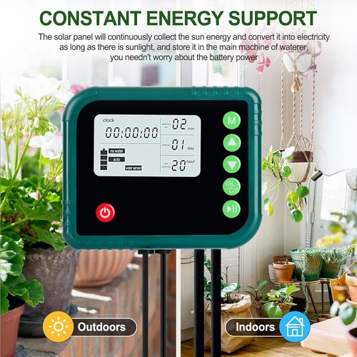 Solar Powerd Drip Automatic Irrigation Kit Self Watering Irrigation System Timer - Picture 5 of 15