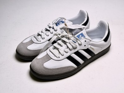 Adidas Men's Samba OG Cloud White/ Core Black Men Size 5.5 Fashion Shoes B75806