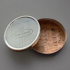 Rare TABACCHIERA Argento 925 Scatola Porta Tabacco PARK LANE N° 7 Vintage Pipe