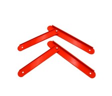 Kikeep Folding Step Ladder Hinge Attachment 1 Pair Stepladders Tie 13.7", Red