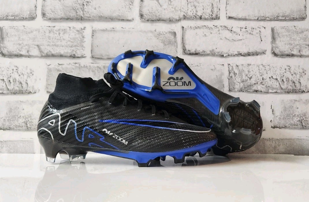 Nike zoom vapor 15 elite FG ACC black blue soccer cleats DJ4978 040 Nike Zoom Mercurial Vapor 15 Elite FG Men main image 2