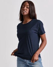 Hanes Tri-blend T-Shirt Relaxed Fit Tee Short Sleeve Soft Women Light Originals