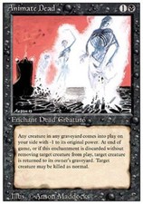 Animate Dead - Heavy Play MTG Revised