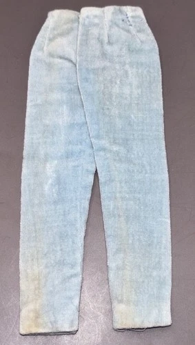 Vintage 1962 60s Barbie Mood For Music #940 Blue Velvet Doll Pants