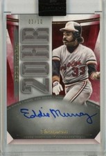Eddie Murray  2021 Topps Luminaries Home Run Kings Autographs Red #HRK-EM 03/10