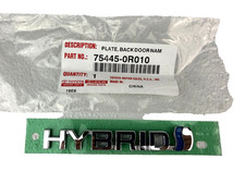 New Oem Toyota Hybrid Rh Liftgate Tailgate Emblem Badge Chrome Blue 75445-0r010 New Oem Toyota Hybrid Rh Liftgate Tailgate Emblem Badge Chrome Blue 75445-0r010
