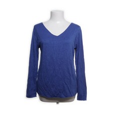 Strickpullover, Größe: 36, Blau, Angora/Viskose/Wolle, Einfarbig #Azm