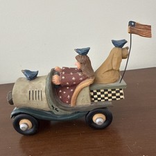 Williraye Studio Girl Driving with Dog Figurine~WW3101 Made in USA 6โ