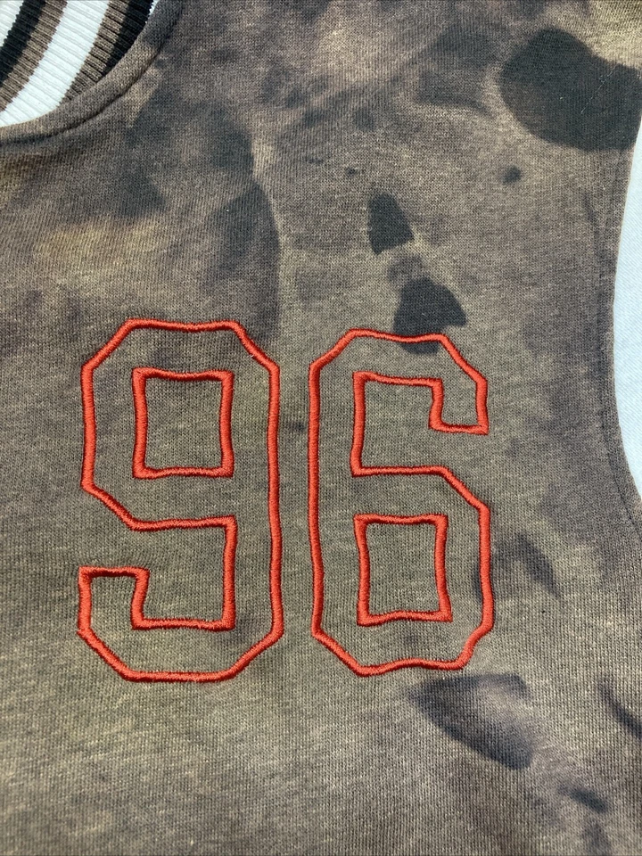 SCREAM Ghost Face Varsity Jacket Men’s Size XL Brown Long Sleeve Snap Button - Image 3 of 4