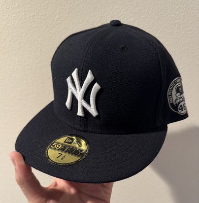 TWO New Era 59FIFTY New York Yankees Jorge Posada Andy Pettitte Patches 7 3/8