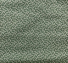Cranston Print Works Green Fabric Vip White Vines 100% Cotton 2 Yards By 42”