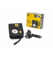AA 12V Car Tyre Air Compressor Inflator LED Pump Pressure Gauge Cigarette Socket