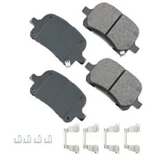 Akebono-ACT707A Ultra-Premium Ceramic Front Disc Brake Pads, GREY