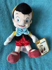 12” PINOCCHIO Soft Toy Disney Store Stamped  Plush | Rare |Collectable WITH TAG