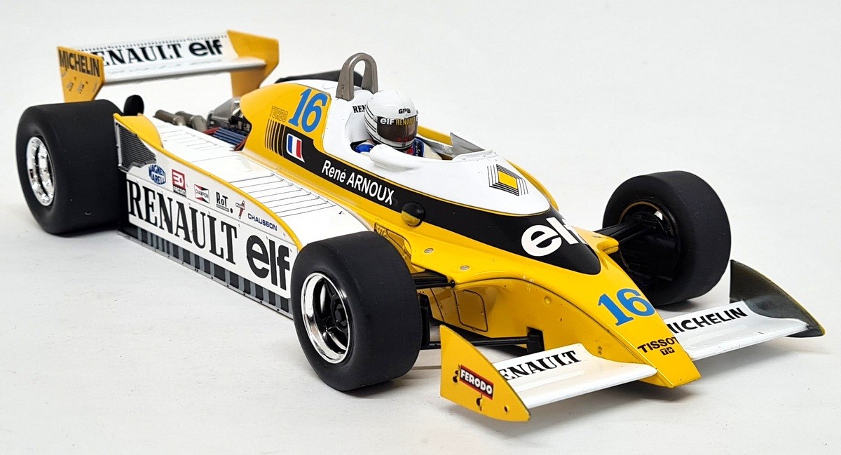 MCG 1/18 Renault RS10 British GP 1979 #16 Rene Arnoux Diecast model F1 car