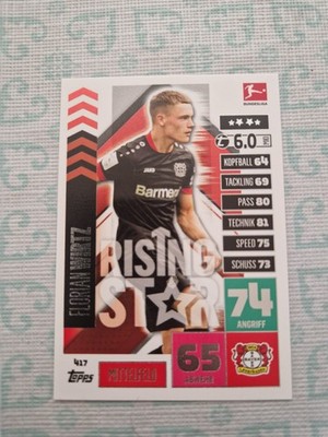 Topps Bundesliga Match Attax 2020/21 Rising Star Florian Wirtz