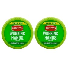 2-Pack O'Keeffe's Working Hands Hand Cream Value Size - Two 6.8 Ounce Jars