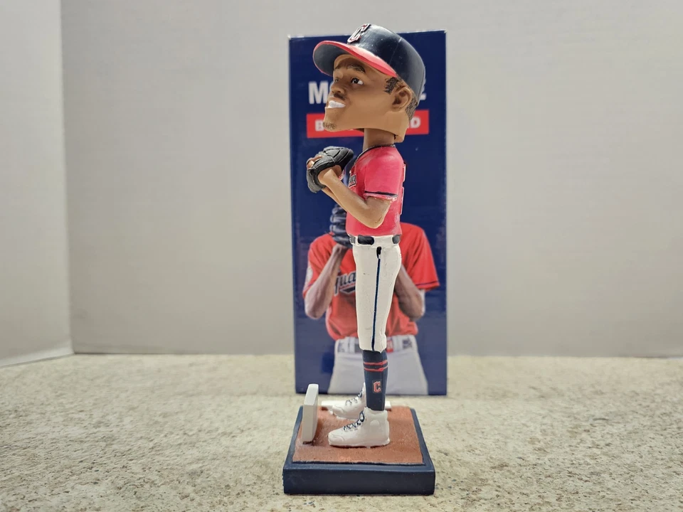 Triston McKenzie Cleveland Guardians MLB 2024 SGA Bobblehead NIB - Image 4 of 4