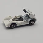 Vintage Hot Wheels Red Line Chaparral 26 Racing Car White missing spoiler