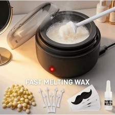 Mini Hot Wax Machine Kit USB Wax Warmer for Facial Nose Eyebrow Hair Removal