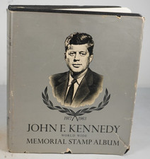 WORLDWIDE 1960s JFK COLLECTION OF 200 MINT STAMPS STORED IN MINKUS ALBUM