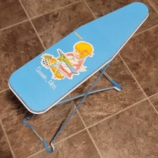 Vintage Sunnie Miss Ohio Art Children’s Metal Tin Toy Ironing Board Blue.