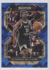 2022-23 Panini Prizm Draft Picks Blue Ice Prizm 87/99 Alondes Williams #97 pe8