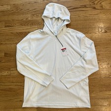 Nike Jordan Golf Sport Pullover Hoodie White HQ8494-100 Knit Men’s Sz L $200
