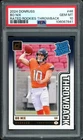 Bo Nix 2024 Donruss Rated Rookies Throwback #46 PSA 10 Rookie RC Broncos
