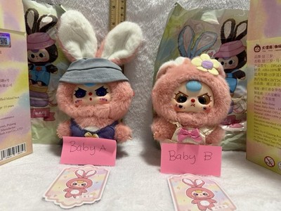 Baby Three Macaron Cute Bunny - Red Rabbit Twins With Special Eyes. Confirmed.