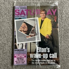 Elton John Daily Express Saturday Magazine 28 Sept. 2001 & "West Coast Songs" CD