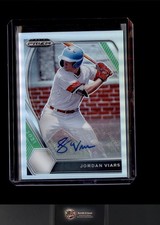 2021 Panini Prizm Draft Picks #PDP84 Jordan Viars Base Autographs Silver Prizm