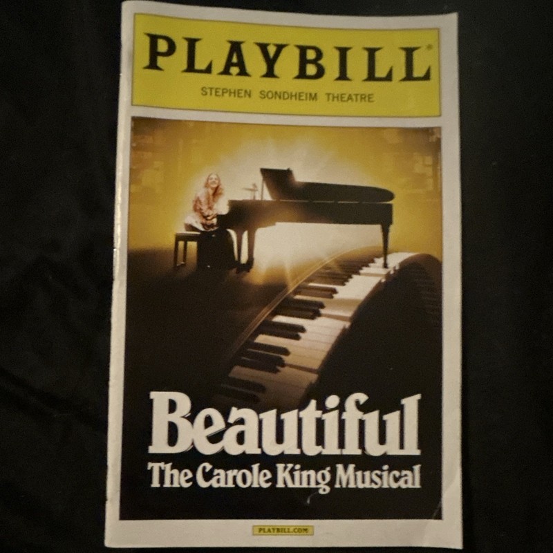 Beautiful: The Carole King Musical Broadway Playbill (Dec 2014) Jessie Mueller