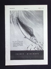 Original 1944 Advert Fairey Aircraft Albacore Torpedo Bomber
