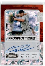 2021 PANINI CONTENDERS PROSPECT TICKET CRACKED ICE TRISTON CASAS AUTO /23 #PT-TC