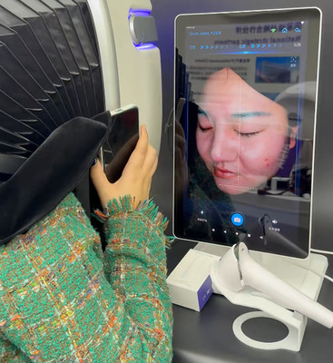 9 spectral 30 million pixels Facial Analyzer 3D Skin Scanner With Scalp Analyzer