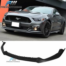 Fits 15-17 Mustang Front Bumper Lip Chin Spoiler Black Pu Performance Style