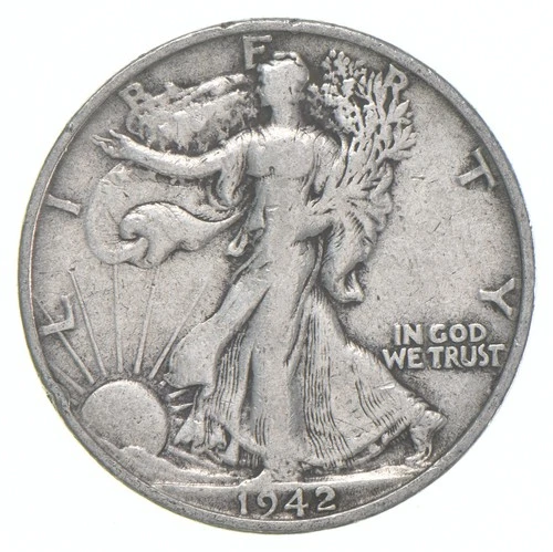 1942-S XF Walking Liberty Half Dollar 90% Silver *3877