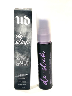 Urban Decay De-Slick Oil Control Makeup Setting Spray 1 oz new in box free ship