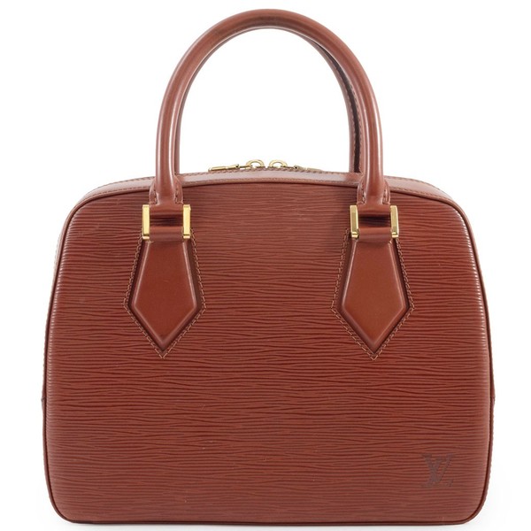 LOUIS VUITTON Sablon Epi Leather Tote Bag Kenya Brown Handbag M52043 Pre-owned