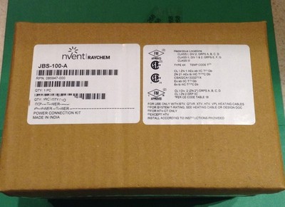 Raychem NVENT JBS-100-A Single Entry Power Connection Kit Nema 4X New Sealed
