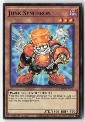 Yugioh - Junk Synchron L5DD-ENY07 1st Edition - Legendary 5D's Decks