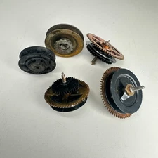 Lot of 5 Mix Regula 25 Cuckoo Clock Time Side Train Racket Wheel Parts Repair