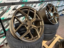 19"/VW Golf mk5/6/7/8 2005-2025/Bronze R8 XT2 Design Alloy Wheels + TYRES