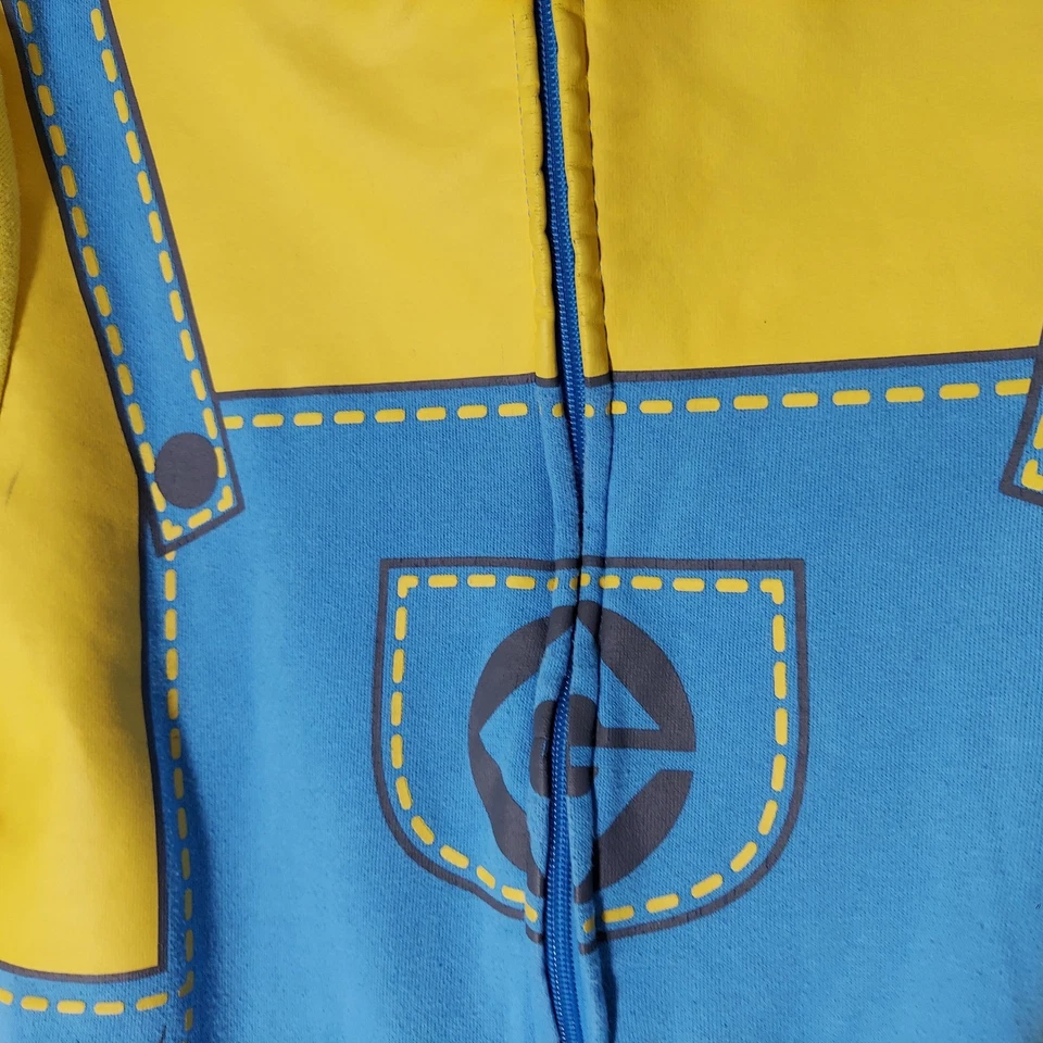 Minions Sudadera con Capucha Niños M Despicable Me Película Bolsillos con Cremallera Chaqueta Disfraz Vestir Foto 4 de 4