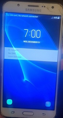 Samsung Galaxy J7  SM-J700P 16GB 1.5gb Ram  Factory Reset Virgin Mobile White.  