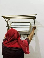 Wall Mount Train Rack Luggage Wall Rack With Mirror Shelf Hook