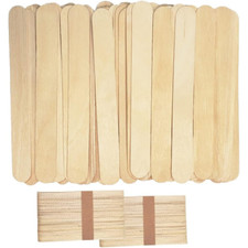 100 Large Waxing Hair Removal Waxing Applicator Wooden Wax Sticks Applicator