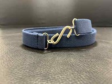 Elasticated Snake Belt Plain Navy Blue 25mm Adult Boy Mens Girls xl xxl xxxl V50